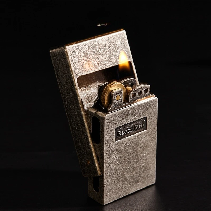 Vintage Collectible Lighters - Retro Klasik Taşlama Taşı Çakmak Vintage