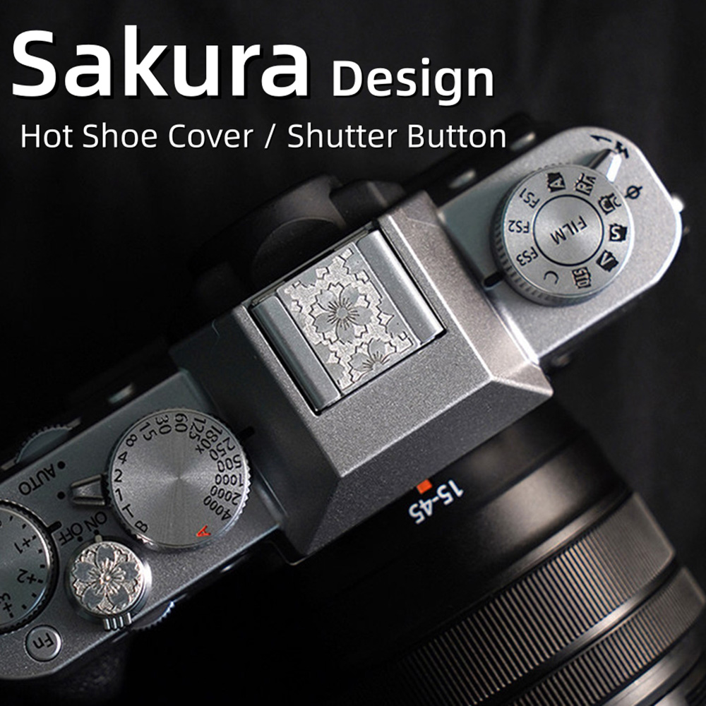 Lens Cap Vintage - Metal Vintage Sakura Sıcak Ayakkabı Kapağı