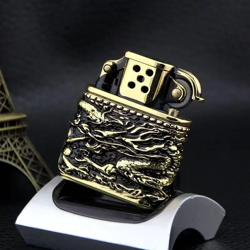 Vintage Collectible Lighters - ZORRO Vintage Vintage Pirinç Rüzgar Geçirmez