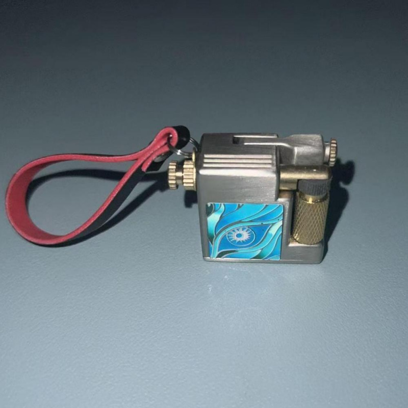 Vintage Collectible Lighters - Vintage Metal Taşlama Diski Çakmak, Mini