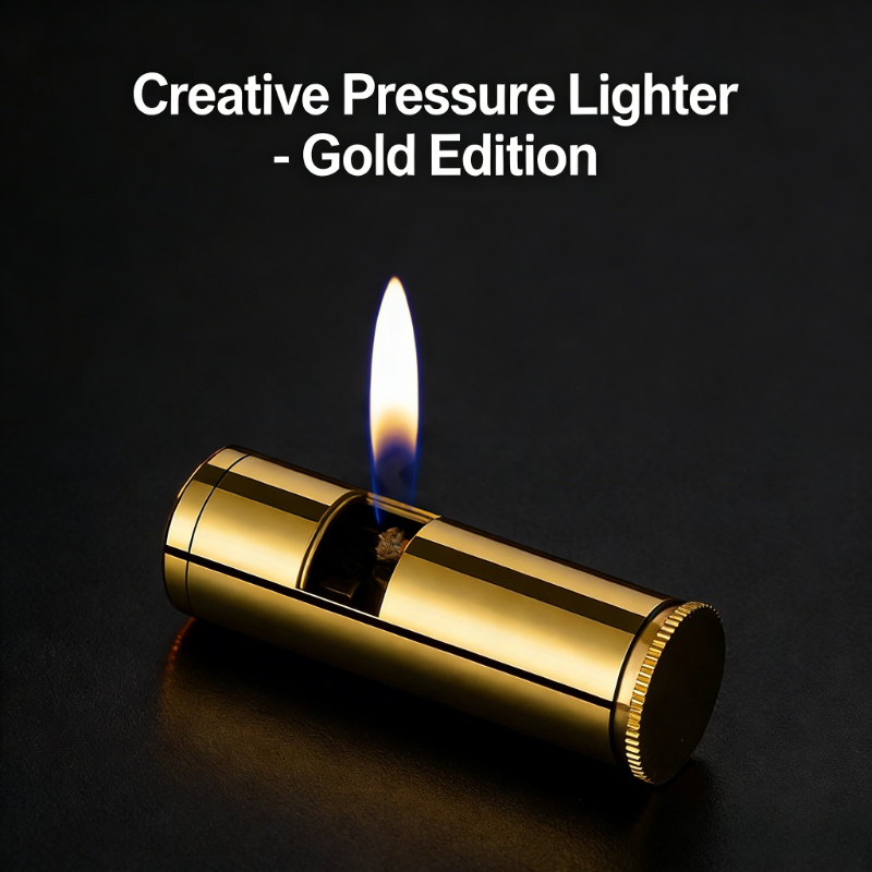 Vintage Collectible Lighters - Yeni Butik Vintage Pirinç Silindir Çakmak