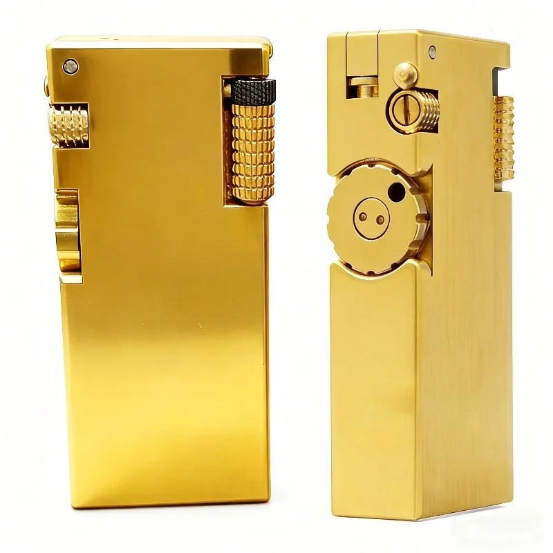 Vintage Collectible Lighters - El Yapımı Pirinç Yakıt Yağı Çakmağı