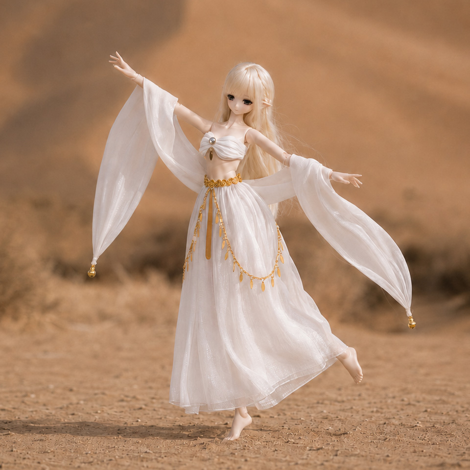 Vintage Collectible And Vintage Dolls - Azone M Vintage Yunan Tanrıçası Elbisesi