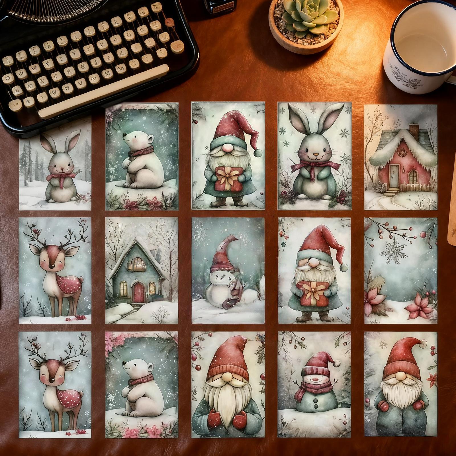 Noel Tebrik Kartı 20 Parça Kol - Collectible Vintage Greeting Cards incelemesi ve fiyatı