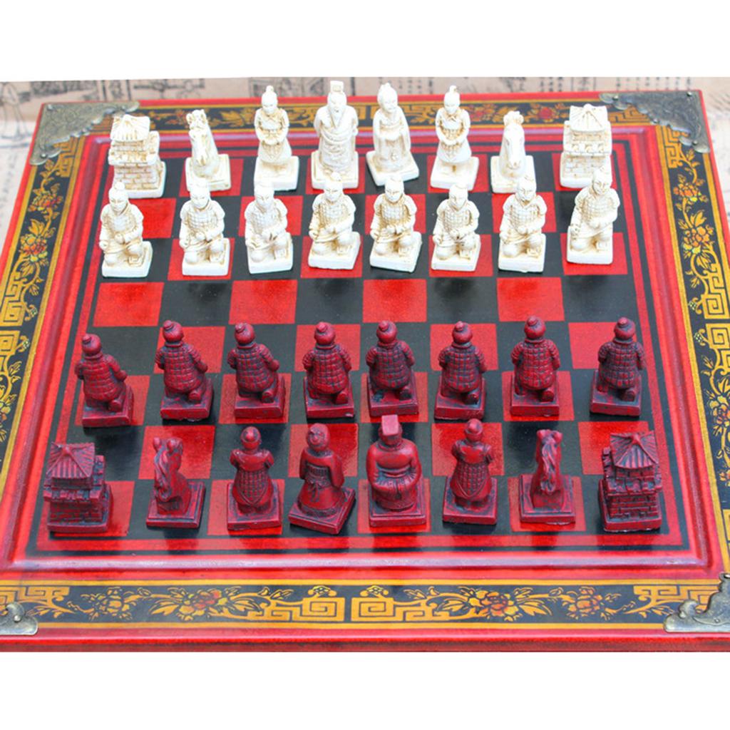 Vintage Çin Terracotta Satranç - Vintage Collectible Board Games incelemesi ve fiyatı