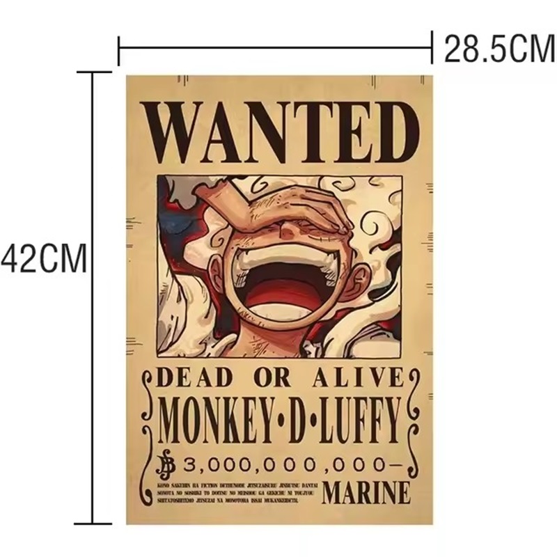 Anime One Piece Bounty Aranıyo - Vintage Collectible Posters incelemesi ve fiyatı