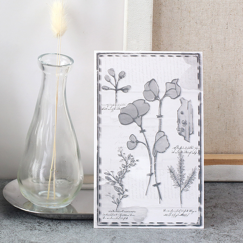 30PCS Dönen Bitki Kartpostal S - Collectible Vintage Greeting Cards incelemesi ve fiyatı