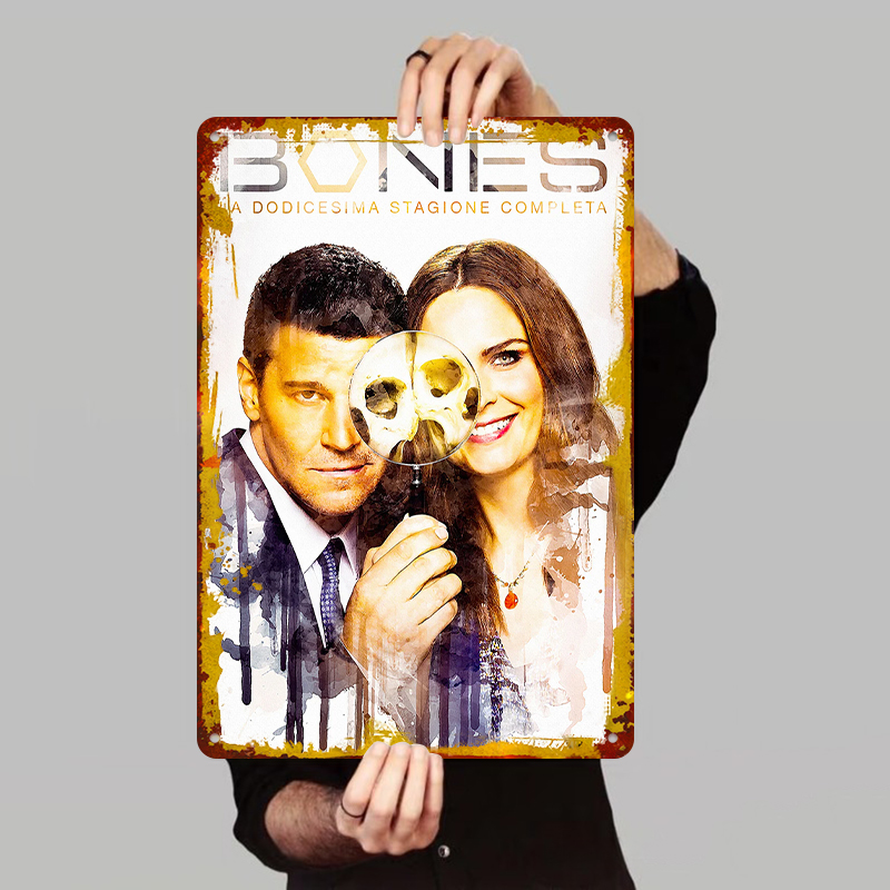 Bones Sezon 12 Posteri Metal T - Vintage Collectible Posters incelemesi ve fiyatı